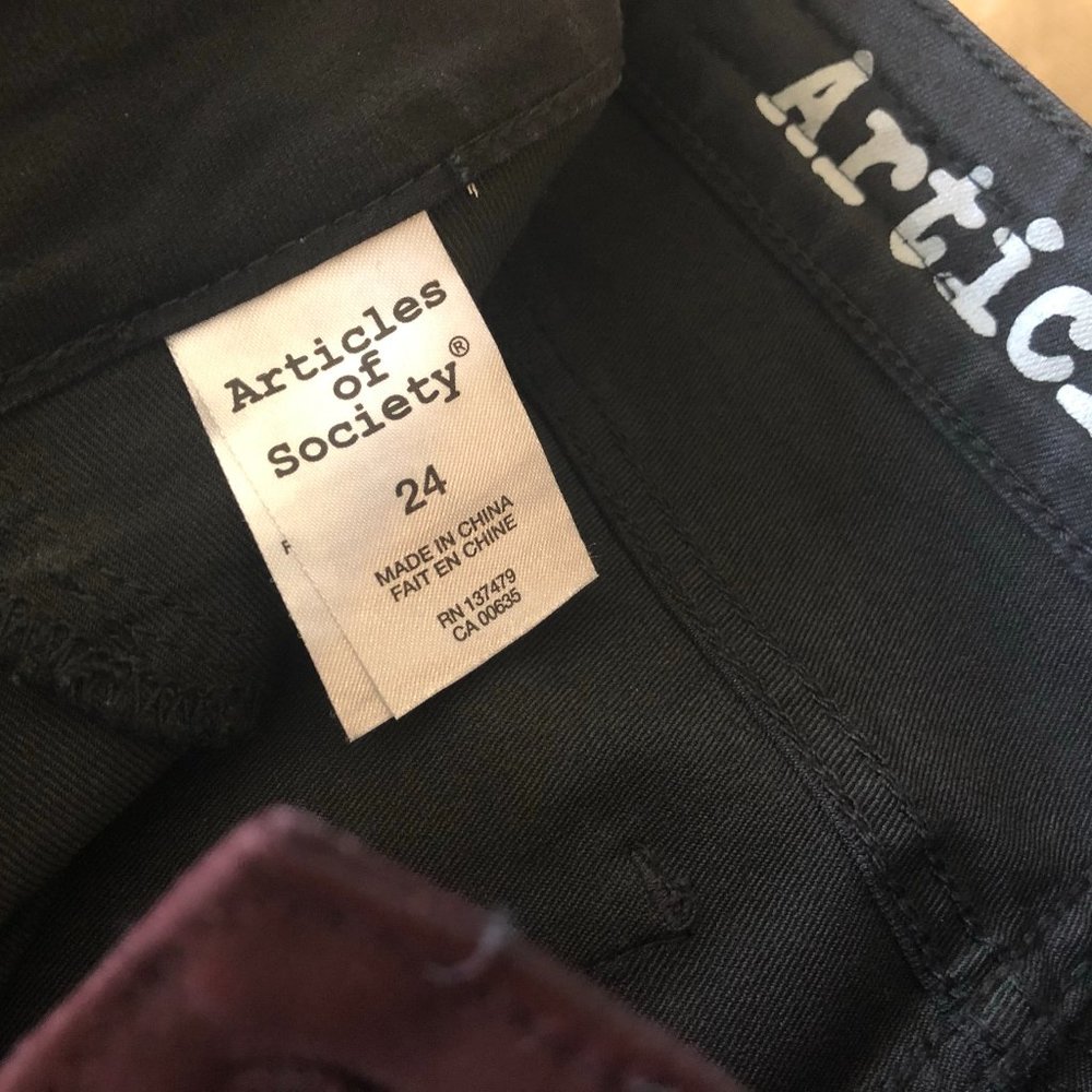Articles of Society Mya Coated Skinny Jeans - Picture 8 of 9